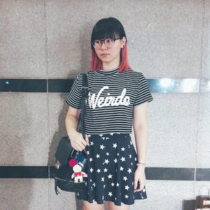 Plan to stay home: failed. .
.
.
#ClozetteID #ootd #outfit #ggrep #weirdo #fashionblogger #fbloggers #styleblogger #asianblogger #asian #jakarta #personalstyle #coordinate #今日の服 #コーデ #ファッション