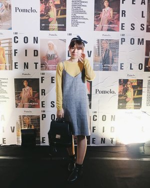 Attending @pomelofashion Summer '18 collection launching 💖 Loooove this collection, couldn't resist when I saw summer dress/jumpsuit x sneakers 💸💸💸
.
.
.
#clozetteid #IAmPomelo #FindYourStyle #fashionblogger #styleblogger #styleinspiration #lookbookindonesia #ootdindo #cgstreetstyle #japobsOOTD #fashiondiaries