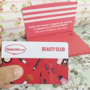 Just arrived 🏡 My @femaledailynetwork Beauty Club Card. 
What a cute card with many benefits on it ❣🦄 #clozetteid #beautyclub #femaledaily #fdbeauty #love #like4like #new #wednesday #potd #photooftheday #beauty #makeup #cosmetics #salon #beautytreatment #cute #red #picoftheday #lips #lipstick #fdbeautycard #iphone6plus #iphonesia #jakarta #indonesianbeautyblogger #indonesia
