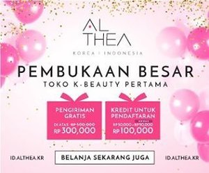 Sebelum besok, 1 jam terakhir ini, gue mau ingetin kalo @altheakorea launching hari ini lhoo!! Ada banyak promo menarik di olshop ini.. Uniquesss bisa dapat disc 100k buat yang pertama kali sign up, free ongkir min belanja 300k (biasanya 500k), daan bisa dapat kesempatan menangin giveaway nya juga.. #kbeauty #lovers buka link nya yuuk 
http://id.althea.co.kr/
 #altheaID #altheaKorea #Indonesia #bblogs #bblogger #makeup #skincare #korean #junkie #ClozetteXAlthea #clozetteID #clozettedaily