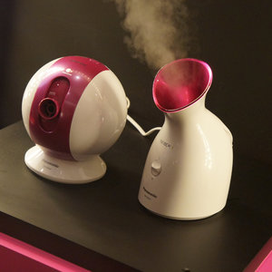 Ionic steamer for facial at home. It leaves my face feeling dewy.