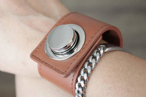 My current fave cuff made from supple leather