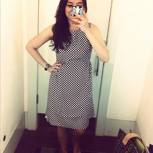 GAP Polkadot dress. If only I haven't exceeded my shopping quota..