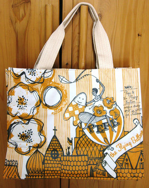 Librarian Bag from Pepe and The Flying Balloon collection
Salute the lady behind the brand....