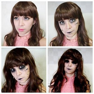 Variation of looks for my Porcelain Doll makeup. From pretty to uhmmm broken like crazy 😆
See it all on my blog (link is in bio) and read some tips in creating this look and the products that I used. Special thanks for @jcjcjc08 for helping me taking the pictures 😘
🎃🎃🎃
#beautyblogger #beautybloggerid #halloweenmakeupideas #halloweenmakeup #UrbanDecayCosmetics #Shuuemura #eyeko #etudehouse #makeoverid #kawaigankyu #sociolla #sociollagiveaway #sociollahalloween #clozetteid #fdbeauty #PAC