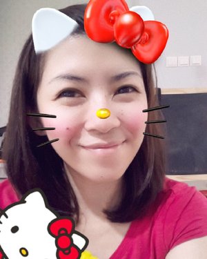 Hello Kitty!! Not really a fan of her but this filter is too cute!! 😄
#hellokitty #selfie #friyay #cute #instadaily #selca #clozetteid