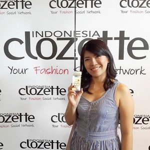 I'm having fun at #clozettersmeetup because I can try on new #hadalaboid CC Cream 
#beauty #travelinstyle #clozetteid