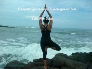 Yoga teaches us to be the master of our body and our mind.....