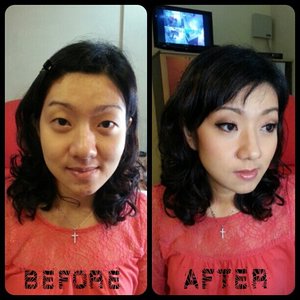 Before After (Client: Sofie)  #makeupclass  #selfmakeup  #privateclass  #beforeafter  #byp | OnInStagram