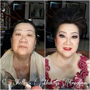Makeup and HairDo for @kristinagsantoso 's grandma 
Makeup by @shelleymuc 
HairDo by @tominjoo 
#makeup #beauty #shelleymuc #surabaya #makeupartist #mua #shelleymakeupcreation #beforeafter #clozetteID #makeover #muasurabaya #muaindonesia #hairdo #PicsArt