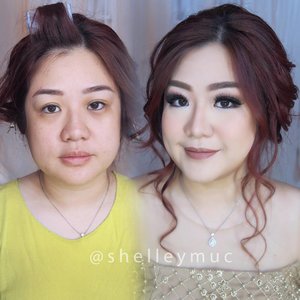 Makeup for my Sister in Law @kristinagracias 
Makeup by @shelleymuc 
HairDo by @wendywidiarusso 
#makeup #beauty #shelleymuc #surabaya #makeupartist #mua #shelleymakeupcreation #beforeafter #clozetteID #makeover #muasurabaya #muaindonesia #hairdo #soft #softmakeup #beautifulgirl #softsmokey #glammakeup #glamourmakeup #makeupartistsurabaya #surabayamakeupartist #correctivemakeup #engagementmakeup #weddingmakeup