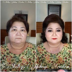 Thankyou @evaniscs 's mom

Makeup by @shelleymuc 
HairDo by @inge_han 
#makeup #beauty #shelleymuc #surabaya #makeupartist #mua #shelleymakeupcreation #beforeafter #clozetteID #makeover #muasurabaya #muaindonesia