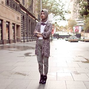 Modern printed hijab