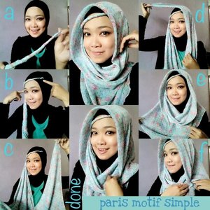 hijab tutorial aksen tali