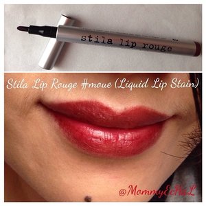 Stila Lip Rouge #moue #selfpotrait #myselfandi #narcism #lipspotrait #redlipsticks #stilacosmetics #lipsticksjunkie #makeupjungkie #clozetteid #femaledaily