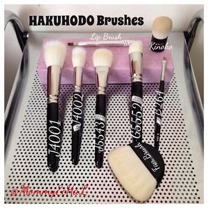I paint my dream with Hakuhodo Brushes 😂 #brushes #hakuhodobrush #brushaddict ##quote #clozetteid #femaledaily