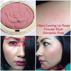 Milani Coming Up Roses Powder Blush #RomanticRose #selfpotrait #myselfandi #narcism #blushaddict #blushjunkie #milanicosmetics #makeupaddict #makeupjunkie #clozetteid #fdbeauty #femaledaily
