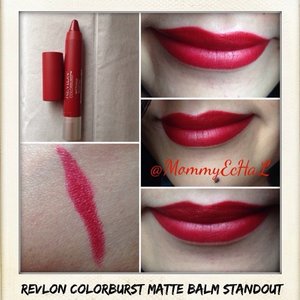 Revlon Colorburst Matte Balm #Standout 💄 #selfpotrait #myselfandi #narcism #lipspotrait #redlipsticks #revloncosmetics #lipstickjungkie #makeupjungkie #clozetteid #fdbeauty #femaledaily
