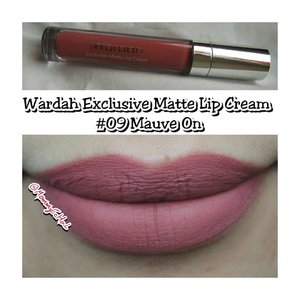 Wardah Exclusive Matte Lip Cream #09 Mauve On from @wardahbeauty #selfpotrait #myselfandi #narcism #lipspotrait #wardahbeauty #wardahcosmetic #wardahexclusivemattelipcream #mauveon #lipsticksaddict #lipsticksjunkie #makeupaddict #makeupjunkie #clozettedaily #clozetteid #beauty #makeup #fotd #lotd #fdbeauty #femaledaily