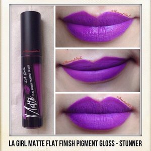 LA Girl Matte Flat Finish Pigment Gloss #Stunner from @lagirlcosmetics #selfpotrait #myselfandi #narcism #lipspotrait #purplelipsticks #lagirlcosmetics #lagirlmatte #lagirlmatteflatfinishpigmentgloss #lipsticksaddict #lipsticksjunkie #makeupaddict #makeupjunkie #clozettedaily #clozetteid #beauty #makeup #fotd #lotd #fdbeauty #femaledaily