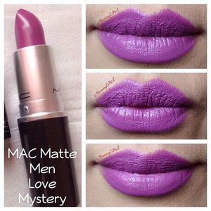 Mac Matte Lipstick #menwithmystery from @maccosmetics #selfpotrait #myselfandi #narcism #lipspotrait #purplelipsticks #maccosmetics #maclipsticks #lipsticksaddict #lipsticksjunkie #makeupaddict #makeupjunkie #clozetteid #clozettedaily #beauty #makeup #fotd #lotd #fdbeauty #femaledaily