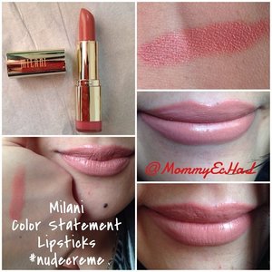 Milani Color Statement Lipsticks #nudecreme #selfpotrait #myselfandi #narcism #lipspotrait #nudelipsticks #milanicosmetics #lipsticksjunkie #makeupjunkie #beautyaddict #clozetteid #fdbeauty #femaledaily