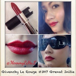 Givenchy Le Rouge #307 Grenat Initie #selfpotrait #myselfandi #narcism #lipspotrait #redlipsticks #givenchycosmetics #givenchybeauty #lipsticksaddict #lipsticksjunkie #makeupaddict #makeupjunkie #clozetteid  #beauty #makeup #fdbeauty #femaledaily