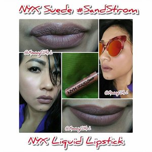 NYX Liquid Suede Lipstick #sandstrom #selfpotrait #myselfandi #narcism #lipspotrait #nyxliquidsuedelipstick #nyxliquidsuede #nyxcosmetics #lipsticksaddict #lipsticksjunkie #makeupaddict #makeupjunkie #clozettedaily #clozetteid #beauty #makeup #fotd #lotd #fdbeauty #femaledaily