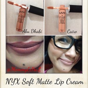 NYX Soft Matte Lip Cream Abu Dhabi & Cairo #selfpotrait #myselfandi #narcism #lipspotrait #nudelipstick #nyxcosmetics #lipstickjungkie #makeupjungkie #clozetteid #femaledaily