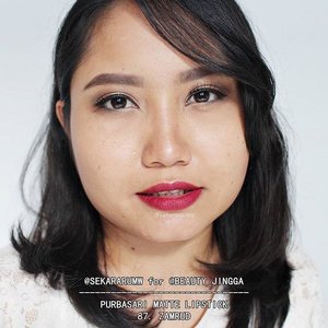 @purbasari_indonesia Matte Lipstick 87. ZamrudFrom @beauty_jingga-Ungu, tapi masih wearable kok untuk daily. Di foto ini gatau kenapa keliatan agak merah. Irl sih enggak. Tapi saya bukan penggemar lipstik keunguan.-#review selengkapnya di #bblog #racunwarnawarni:http://www.racunwarnawarni.com/2016/04/all-shade-purbasari-matte-lipstick.html-#purbasarimattelipstick #purbasari #purbasarimatte #clozetteid #mattelipstick #localbeautybrand #localbrand #lipstickswatch #fotd #motd #lotd
