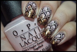 Gold + Pink + stamping = absolutely lovely 