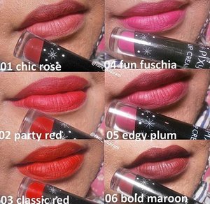 Swatches @pixycosmetics lip cream.. review lengkap ada di blog ya, link di bio

#makeup #makeupaddict #makeupjunkie #makeupobsessed #makeupporn #makeupcollection #instamakep #dailymakeup #makeuporganization #blogger #beautyblogger #indonesianbeautyblogger #beauty #instabeauty #blush #blushon #highlighter #bronzer #lipstick #lipstickaddict #lotd #lipstickcollection #motd #makeupoftheday #fotd #makeuplook #makeuplover #makeupmafia #ilovemakeup #clozetteid