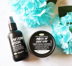 I teceived a few packages just before I leave for holiday and this #lushcosmetics is one of them. I've been wanting to try out their skincare for a long time and after using them for a few weeks I can say that I love them so so much !If you have combi-sensitive skin like mine you might want to try out these duo : Angels on Bare Skin & Eau Roma Water. Totally cleanse my blemishes ! (Full review will be up soon on zè blog).#skincaregram #skincarehaul #skincarediary #lush #skincaremenu #skincareblogger #starclozetter #clozetteid #superskincare #bbloggerid #cotw