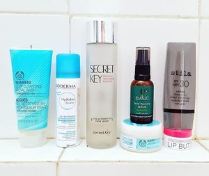 This morning's #skincareroutine is quite simple and fast so I can be out the door quickly :
• Cleanse : #TheBodyShop Seaweed Deep Cleansing Facial Wash
• Hydrate : #Bioderma Hydrabio Brume
• Essence : #SecretKey Starting Treatment Essence
• Serum : #Sukin Facial Recovery Serum • Moisture : #TheBodyShop Seaweed Mattifying Day Cream
• SPF : #Stila Oil-Free Tinted Moisturizer with spf30
• Lips : #Korres Lip Butter
__________________
#skincarediary #skincaredept #ykskincare #skincareregime #skincarearsenal #bbloggers #skincareblogger #clozetteid