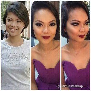 #todaysmakeup on @cintafartika nice to see you and good luck for the photoshoot 😘 #beforeafter #beforeandafter #mua #makeup #makeupartist #muajakarta #makeupartistjakarta #singapore #wakeupandmakeup #eotd #ummakeupartistry #instamakeup #igbeauty #anastasiabeverlyhills #dressyourface #jaclynhill #lvglamduo #lookamillion #clozetteID #beauty #nurmakeup #puputkristantimakeup