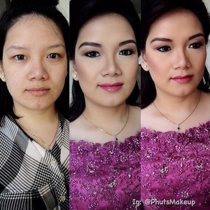 Morning #makeup for Ms. @rkarera #beforeafter #beforeandafter #solo #mua #makeupartist #muajakarta #makeupartistjakarta #wedding #weddingmakeup #wakeupandmakeup #eotd #ummakeupartistry #igbeauty #igers #anastasiabeverlyhills #singapore #dressyourface #jaclynhill #lvglamduo #lookamillion #clozetteID #vegas_nay #batalash #bride #nurmakeup #nocamera360 #makeupartistindonesia #puputkristantimakeup