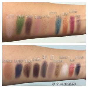 #swatches of Urban Decay Vice 3, without using any primer and only a single sweep 😍😍@urbandecaycosmetics #makeup #review #makeupaddict #makeupjunkie #makeuplover #mua #makeupartist #urbandecay #eyeshadow #clozetteID #tagsforlike #instamakeup #igers #singapore #vice3 #puputkristantimakeup