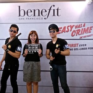 Got my mugshot along with the hawt polices at @benefitcosmeticsindonesia#reallinerindo#clozetteid #beautyblogger