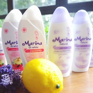 This dynamic duo from @sahabatmarina is your new skin #bff ❤

No more worries when you have to spend your day under the shining sun with Marina UV White Bright & Fresh as it hydrates and evens out your skin tone. ☀ 
And for those of you who spend a lot of time in air-conditioned room, Marina Natural Nutri Fresh with Oat & Vitamin E. I'm attracted by Oat since it is one of the healthy foods. 🌙 
Both of these lotions are absorbed fast and leave no sticky feeling on me. Major love! 💟

#halalitusehat #marinaxdream #sahabatmarina #bodylotion #beauty #bodycare #beautyblogger #beautybloggerid #indonesianbeautyblogger #utotiareview #clozetteid