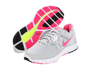 Nike Lunarglide+ 3 Pure Platinum/White/Volt/Pink Flash