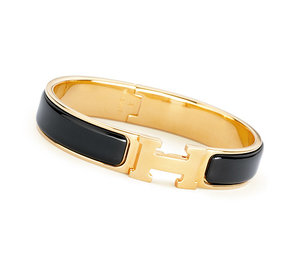 Enamel Jewelry Hermès Black - H Bracelets - Jewelry | Hermès, Official Website