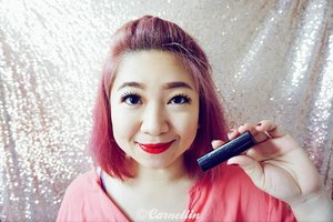 Bright red lips using @manhattancosmetics All In One Lipstick in Ultimate Cherry  http://whileyouonearth.blogspot.co.id/2016/08/manhattan-all-in-one-lipstick.html?m=1#manhattancosmetics #lipstick #redlips #red #clozetteid #blog #beautyblogger #beauty #makeup #review #motd #lotd
