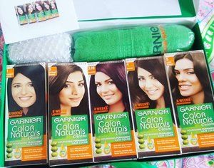 Unboxing @garnierindonesia Color Natural Creams #mythbuster #haircolor #natural #clozetteid #blogger #beautybloggerindonesia #beautyblogger