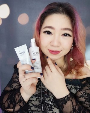 A skin brighthener bundle up pack from @thefaceshopid called White Seed Real Whitening Essence & Tone -Up Cream that works well and smells so good too.http://whileyouonearth.blogspot.co.id/2017/11/the-face-shop-white-seed-real-whitening.html?m=1#whitening #whiteseed #brightening #thefaceshop #koreanskincare #beautyblogger #review #motd #lotd #beauty #ootd #love #clozetteid #beautybloggerindonesia #bblogger