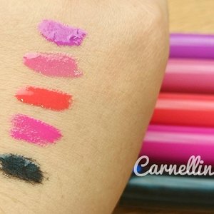 These are some of the fabulous colors from Plexi-Gloss @makeupforeverid #plexigloss #clozetteid #beautyblogger #makeupforeverid #makeupforever #lipgloss #pigmented #professional #mua
