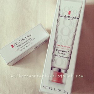 The classic, the original, it's @elizabetharden original Eight Hour Cream, skin protectant and the lip protectant too. http://www.whileyouonearth.blogspot.com/2014/09/elizabeth-arden-original-eight-hour.html. #bblogger #beautyblogger #beauty #id #idblog #idblogger #ig #igdaily #instadaily #indonesia #indoblogger #instabeauty #elizabetharden #idbblogger #cream #moisturizing #hydrating #lipcare #skincare #skinfriendly #healing #clozetteid