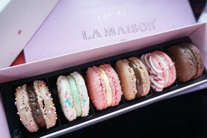 Sweet treats. #lamaison #dessert #macarons #sweets #love #yums #clozetteid #foodporn
