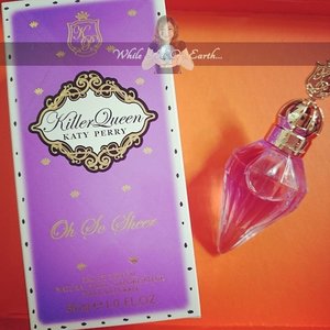 Katy Perry Oh So Sheer http://www.whileyouonearth.blogspot.com/2014/10/killer-queen-katy-perry-oh-so-sheer-edp.html #perfume #fragrance #ig #id #instadaily #Indonesia #igbeauty #bblogger #bbloggerid #beauty #beautyblogger #edp #eaudeparfum #katyperry #ohsosheer #sweet #berries #clozetteid #plum #plumeria #cashmere #praline #purple