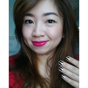 Loving my nails design from @itsynail and the wine colored lips from @lancomeid. Hair done using @repitindo 2in1 Magic Brush

#clozetteid #lips #nails #wine #motd #beauty #hairstyle
