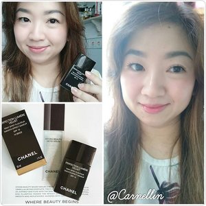 Probably the best foundation I've used so far.

@officialchanelcosmetics
Perfection Lumiere Velvet.

http://whileyouonearth.blogspot.com/2015/08/chanel-perfection-lumiere-velvet.html
#makeup #lotd #weightless #lightweight #natural #waterbased 
#clozetteid #beauty #chanel #foundation